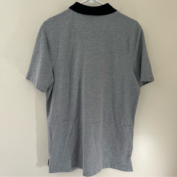 Nike Sportswear Blue Tag Grey/Black Polo Shirt Men’s Large - Picture 4 of 5